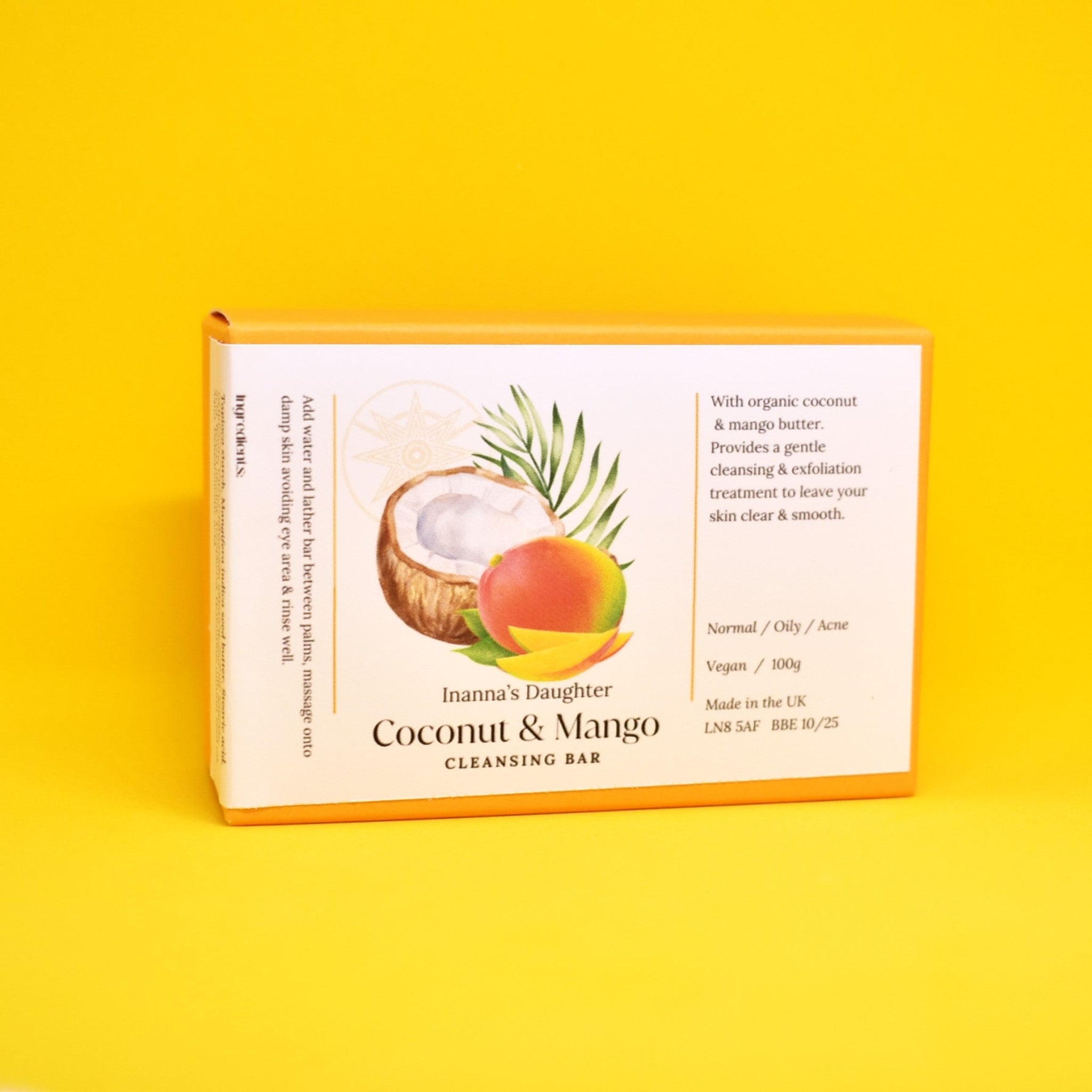 Coconut & Mango Cleansing Bar - Inanna's Daughter Shampoo & Conditioner Bars